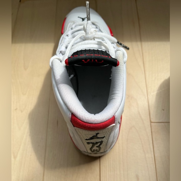 Jordan 14 Red and White - Picture 8 of 8